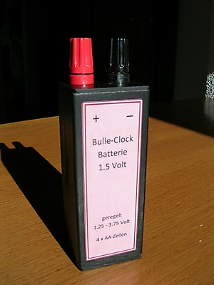 Bulle Clock_geregelte 1.5 V Batterie